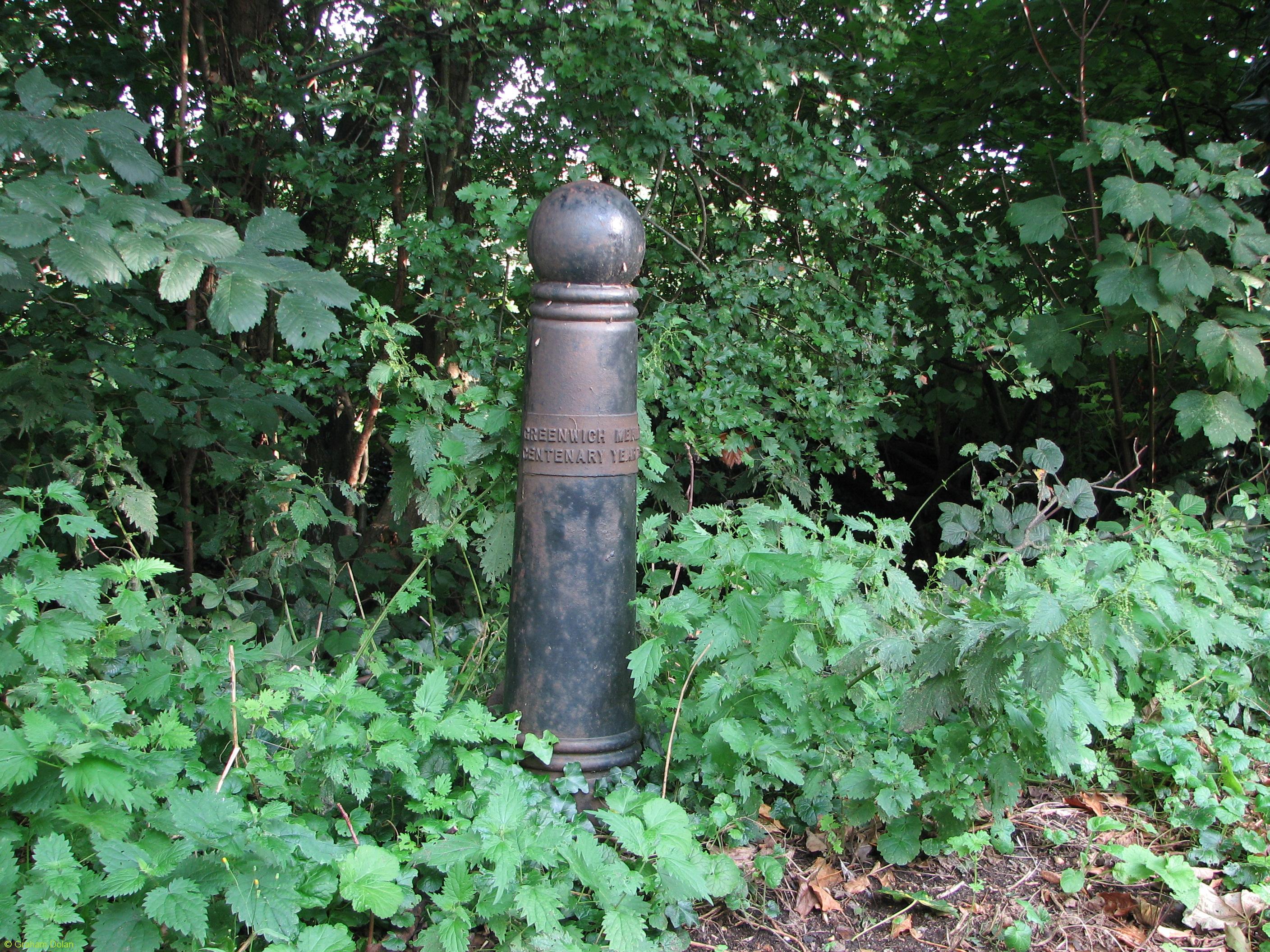 Greenwich Meridian Marker; England; Hertfordshire; Old Hall Green